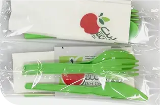Cutlery and Napkin Packing